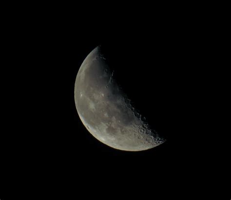 Third Quarter Moon - 45% Full | As seen from Kennesaw, Georg… | Flickr