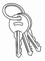 Bunch Of Keys sketch template