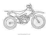 Sport Motorcycle Coloring Page For Kids  Free Motorbikes Printable sketch template