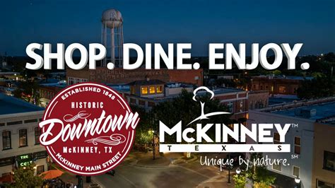 Historic Downtown McKinney, Texas - Shop. Dine. Enjoy! - YouTube