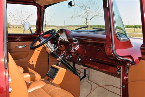 1956 FORD F-100 BIG-WINDOW CUSTOM PICKUP - Interior - 221780