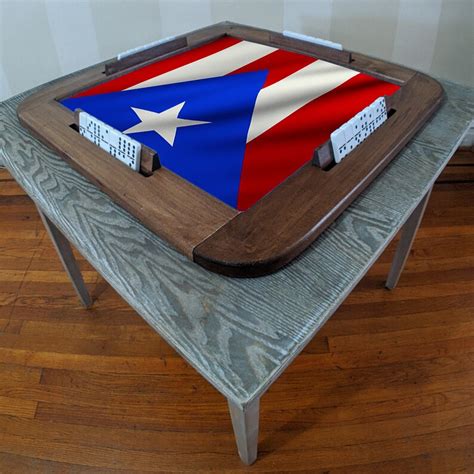 Domino Table Top Puerto Rico Flag | Etsy