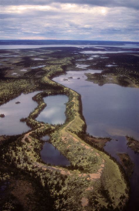 Esker in Labrador 1986 | These eskers are formed within the … | Flickr