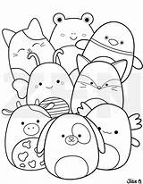 Squishmallow Coloring Page Printable  sketch template