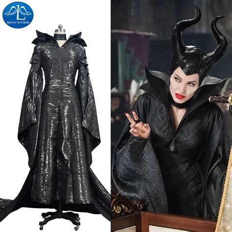 Maleficent Costume Maleficent Cosplay Maleficent Dress Halloween Costume for Adult Women Girls ...