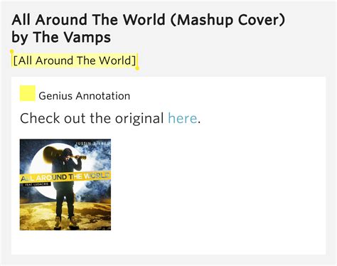 [All Around The World] – All Around The World (Mashup Cover) Lyrics Meaning