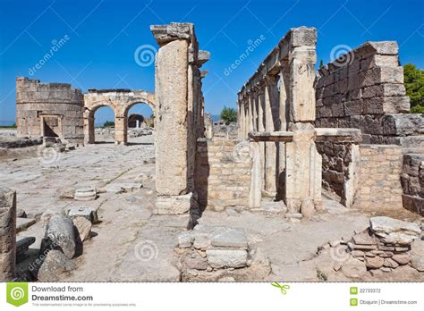 Pamukkale - Hierapolis stock photo. Image of history - 22733372