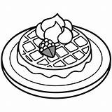 Waffle coloring Pages Free Printable 50984933 Vector Art  sketch template