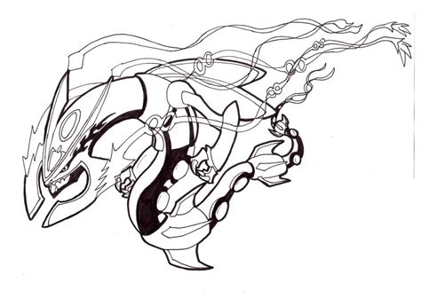 Pokemon Rayquaza Coloring Pages at GetColorings.com | Free printable ...