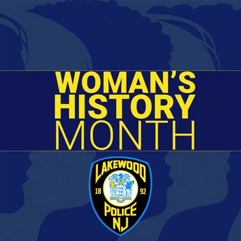 WOMEN'S HISTORY MONTH » Lakewood Police Department