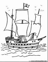 Pirate Ship Coloring Pages Free At GetColoringscom  Printable sketch template