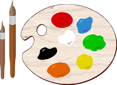 Clipart - Paint Palette