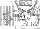 Zoo Coloring Pages  ColoringBay sketch template