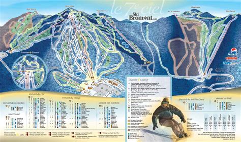 Ski Bromont trail map, Ski Bromont ski map, Ski Bromont snowboard map