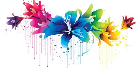 Colorful-Flowers-PNG-Image | Bunte blumen, Blumen, Bunt