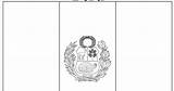 Geography Blog Peru Flag Coloring Page sketch template