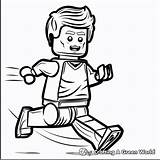 Lego Man Coloring Pages  Free & Printable sketch template