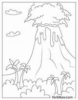 Free VOLCANO Coloring Pages For Download Printable PDF sketch template