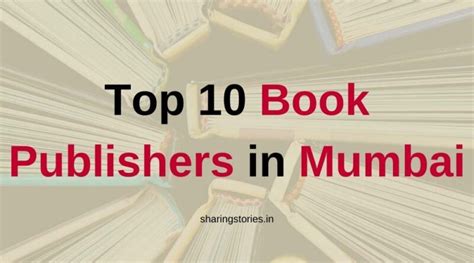 Best Book Publishers In Mumbai - Sharing Stories