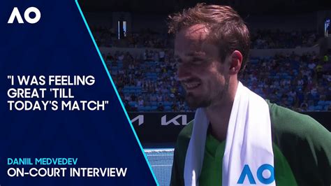 Daniil Medvedev On-Court Interview | Australian Open 2024 First Round ...