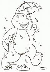 Barney Coloring Pages Kids Printable sketch template
