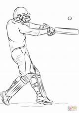 Cricket Player coloring page  Free Printable Coloring Pages sketch template