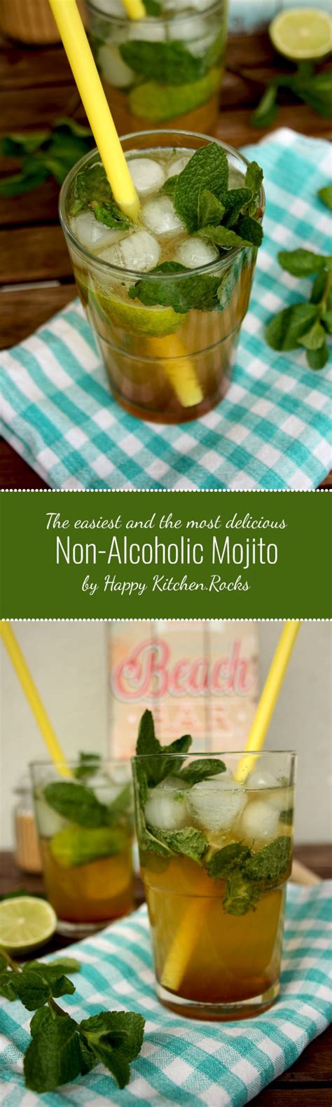 Non-Alcoholic Mojito • Happy Kitchen