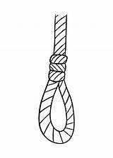 Noose Cartoon sketch template