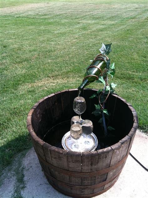 Water Bottle Drinking Fountain 6 | Wine bottle fountain, Diy garden fountains, Diy fountain