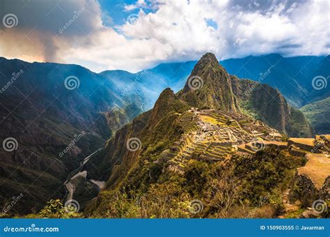 Machu Picchu, UNESCO World Heritage Site Stock Image - Image of latin ...