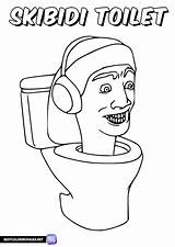 Skibidi Toilet coloring Pages  Bestcoloringpagesnet sketch template