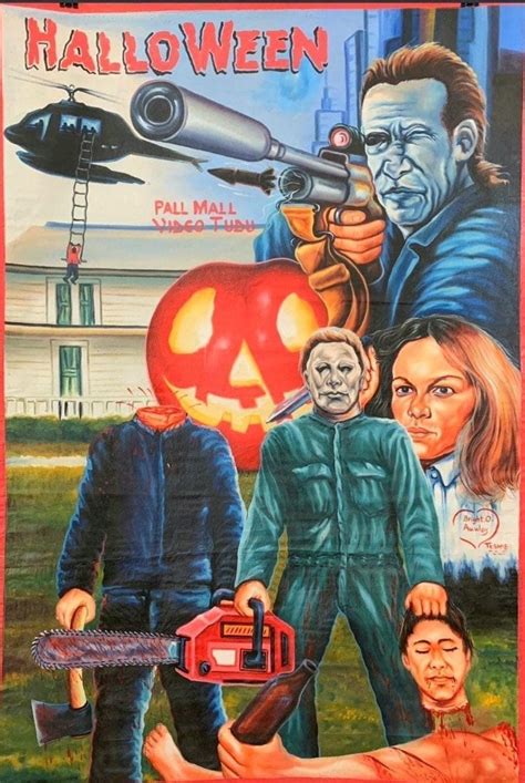 Halloween (1978) poster from Ghana : r/RedLetterMedia