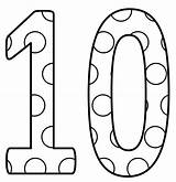 Number 10 Coloring Pages  Free Printable For Kids sketch template