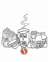Free Chili Coloring Pages — Stevie Doodles sketch template