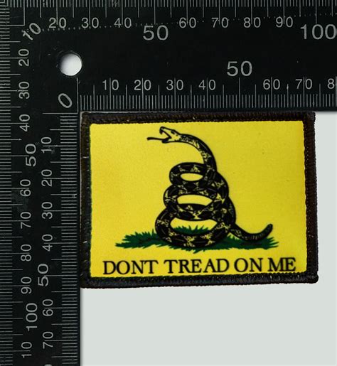 Gadsden Flag "DONT TREAD ON ME" Velcro Patch x2 Value Pack - FREE SHIP ...