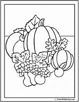 Fall Harvest Coloring Pages sketch template