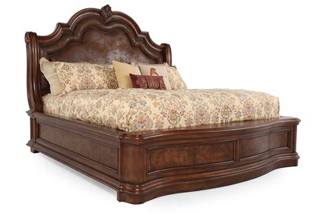 Pulaski San Mateo Queen Sleigh Bed | Oak bedroom furniture, Bedroom furniture, Oak bedroom