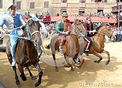 Siena's Palio Horse Race Editorial Photo - Image: 5583586