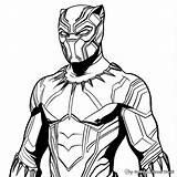 Black Panther Coloring Pages  Free & Printable sketch template