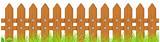Download High Quality Fence Clipart Brown Transparent PNG Images  Art sketch template