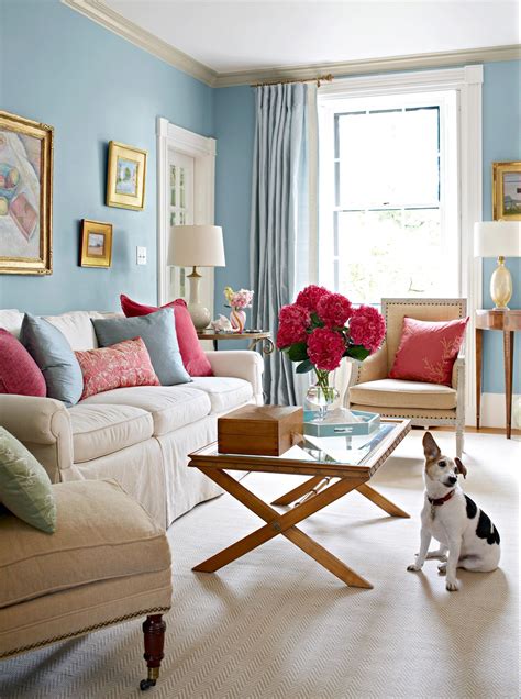 23 Brilliant Blue Color Palettes for Every Style of Decor | Blue living ...