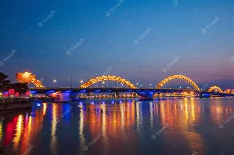 Premium Photo | Dragon Bridge in Danang, Vietnam February - 22, 2019: Dragon bridge is one of ...