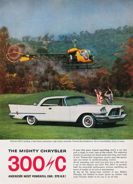 1957 Chrysler 300-C Ad | Flickr - Photo Sharing!