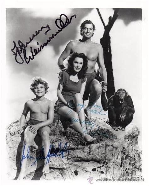 autógrafos originales de los actores, johnny we | 33025571 | Tarzan ...