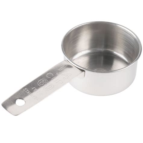 Tablecraft 724A 1/4 Cup Stainless Steel Measuring Cup