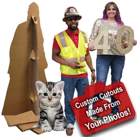 Custom Cardboard Cutouts Free Shipping