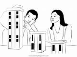 Architect With Model Coloring Page For Kids  Free Architects Printable sketch template