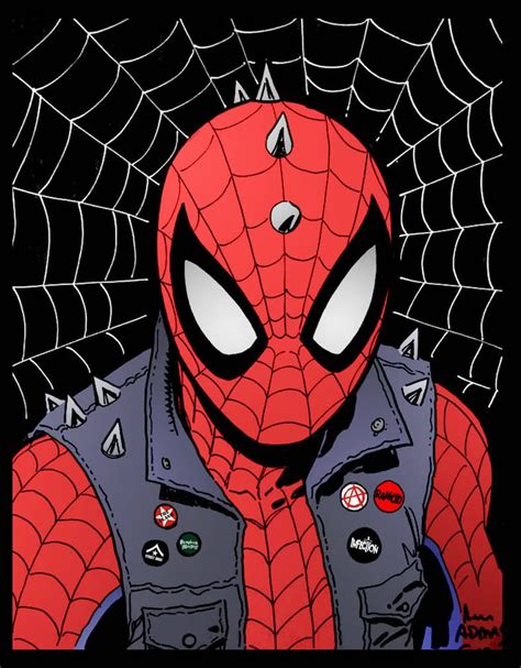 Spider Punk (for CMF) by DrDoom1081 on DeviantArt | Spiderman drawing ...