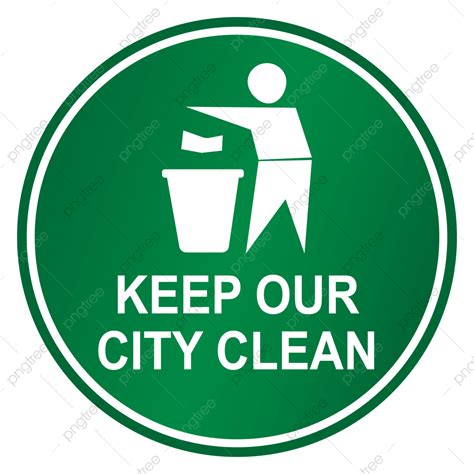 Mantener Nuestra Ciudad Limpia Png PNG , Símbolo De Reciclaje Png, Cubo De Basura Png, Limpiar ...