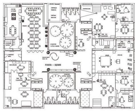 the floor plan for an office building